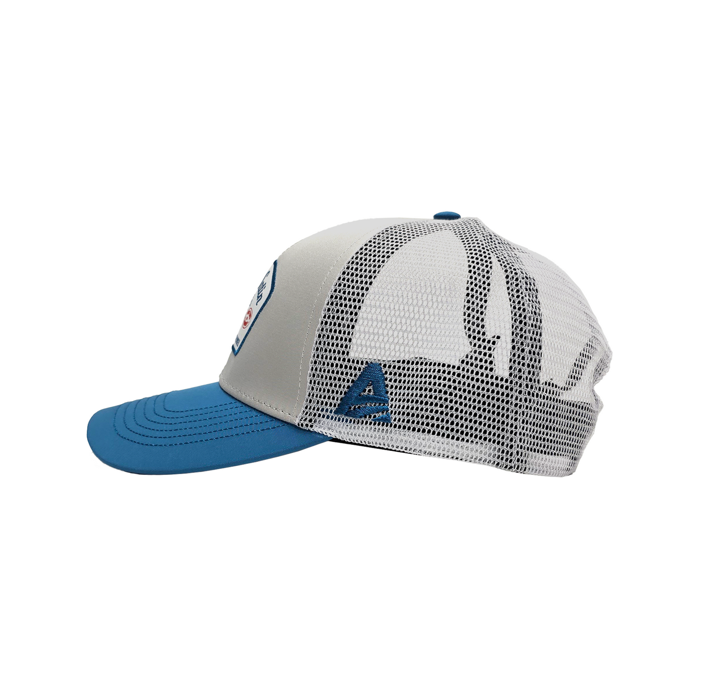 White Satin Trucker Hat